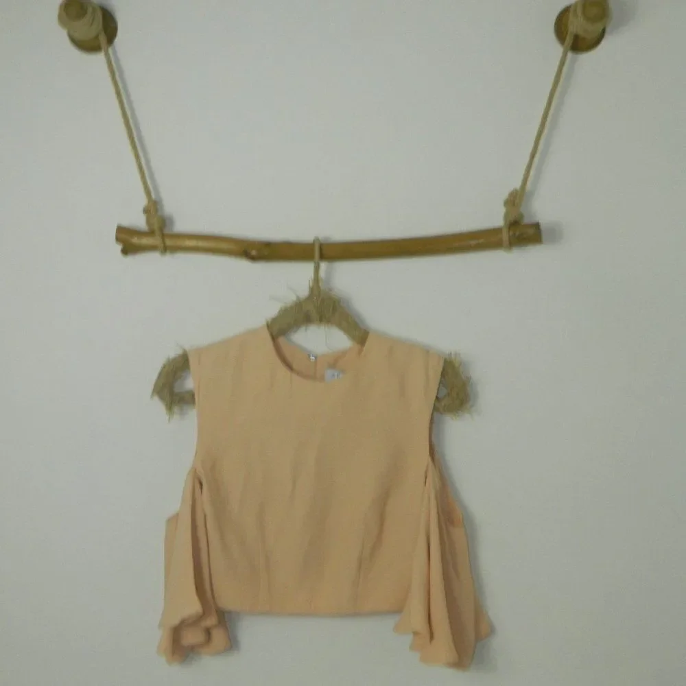 ‎Keepsake  Blouse Peach Open Shoulder Size X-Small